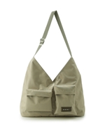 emmi トライアングルショルダーバッグ　オリーブ