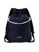  撥水 emmiロゴマルチバックパック　ネイビー